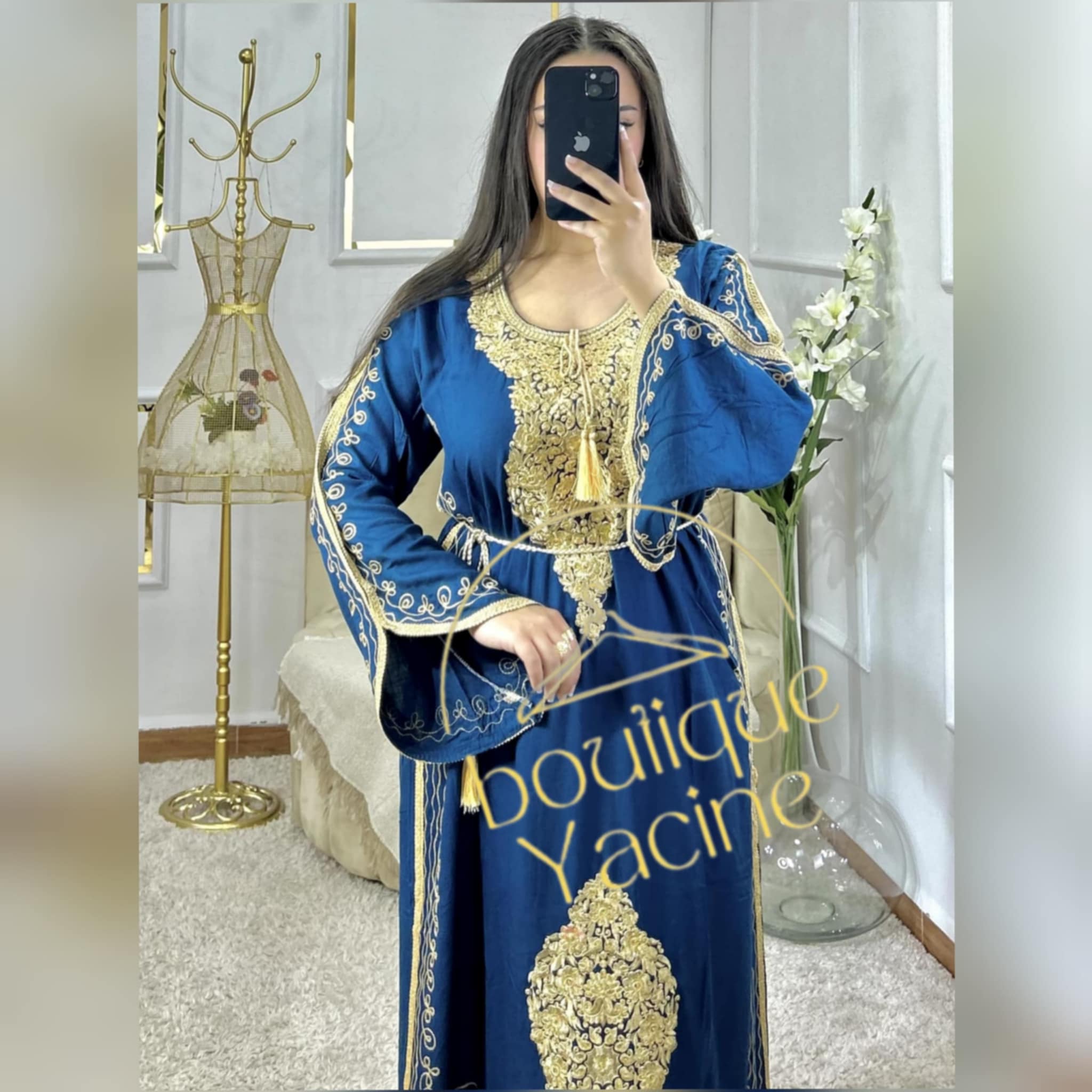 قفطان هندي اصلي %100 - الصورة 4